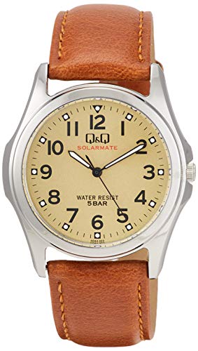 [シチズン Q&Q] 腕時計 アナログ ソーラー 防水 革ベルト メン...(2)