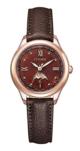 [Citizen] 腕時計 クロスシー xC daichi collection エコ・ドライブ電波時計 Titania Happy Flight EE1002-01W レディース ブラウン