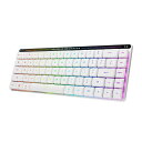 ASUS ゲーミングキーボードROG Falchion RX Low Profile/ROG RXロープロファイル オプティカルスイッチ/ワイヤレス/ロープロファイル / 65% / 薄型キーボード / 2.4GHz Bluetooth/US配列/保護カバー/macOS対応/国内正規品