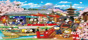 エポック社 1053スーパースモールピース ジグソーパズル PEANUTS スヌーピー イン ジャパン (26×38cm) 31-512s のり付き ヘラ付き 点数券付き EPOCH