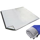 アルミ シート キャンプ用 200×200cm 銀マット レジャー 保温 マット ピクニック 防水 防災 車中泊 断熱 収納袋付 掃除しやすい
