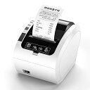 サーマルレシートプリンター 高速印刷 300mm/s チケットプリンター Bluetooth 80mm USB Ethernet LAN 対応 ホワイト サーマ...