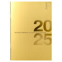 キョクトウ 手帳 2025年 2024年10月始まり FOBCOOP A5 マンスリー 金 PBF48GO25