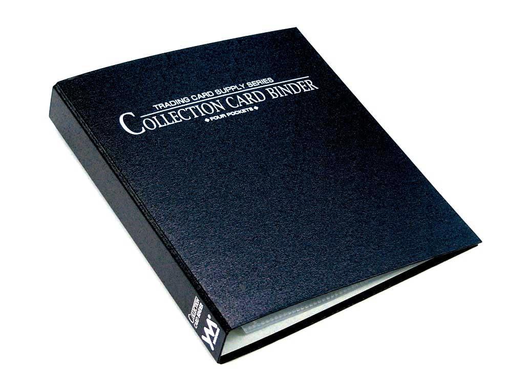 やのまん(Yanoman) コレクションカードバインダー 4ポケット ブラック