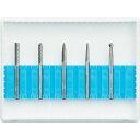 TRUSCO(トラスコ) 超硬バーセットAシリース 軸3mm 刃径3mm 5本セット TB-A030-5S