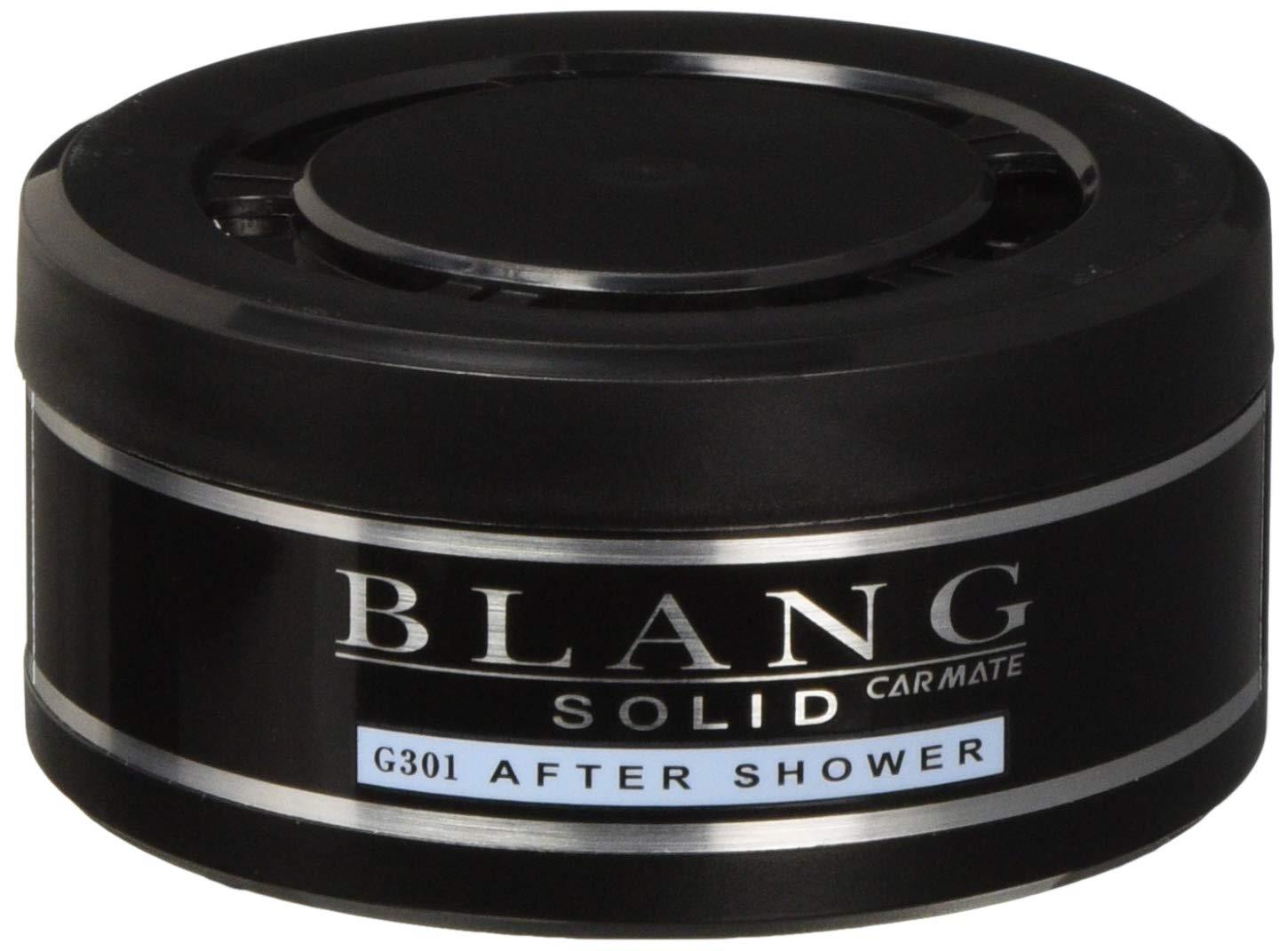 カーメイト(CARMATE) 車用 消臭芳香剤 ブラング ソリッド 置き型 詰替用 アフターシャワー ブラック 60g×3個 G301T