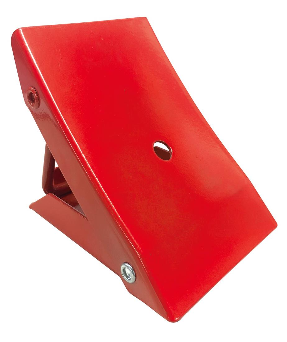 エマーソン(Emerson) 折りたたみ式タイヤストッパー 1個入り 赤色 スチール製 軽自動車・普通乗用車・RV車・1BOX車対応 EM-353