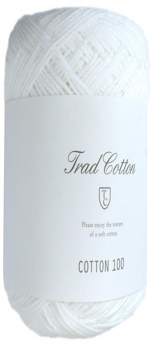 DARUMA トラッドコットン コットン100 毛糸 Col.1 25g 約108m