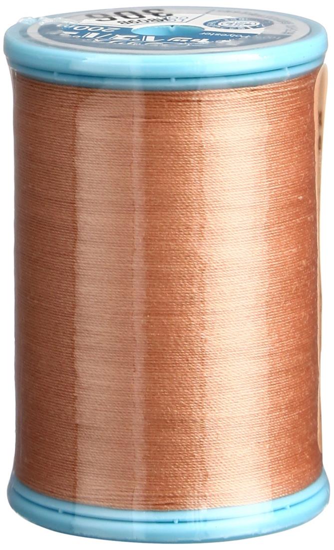 フジックス FUJIX シャッペスパン 普通地 用 ミシン糸 太さ 60番 200m巻 #306 薄橙系 F56