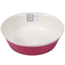 KOKUBO(コクボ) KOKU ラウンド深皿 大 マゼンタピンク 18 食洗機対応 キッチン 食器 耐熱 レンジ 対応 軽量 プラスチック 割れない おしゃれ 可愛い ボウル シンプル カレー サラダ デザート パスタ スープ KC-219