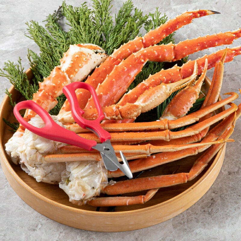 本たらばがに・本ずわいがに 食べ比べ 1,600g（各800g）+ カニハサミ セット ズワイガニ たらばがに カニ 蟹 送料無料 貝印 お歳暮 【数量限定】 ギフト 贈り物 プレゼント 福袋のサムネイル