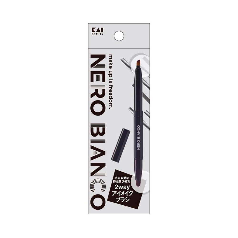 【10/10まで：ポイント10倍＆クーポン】貝印 NERO BIANCO 2way アイメイクブラシ ...