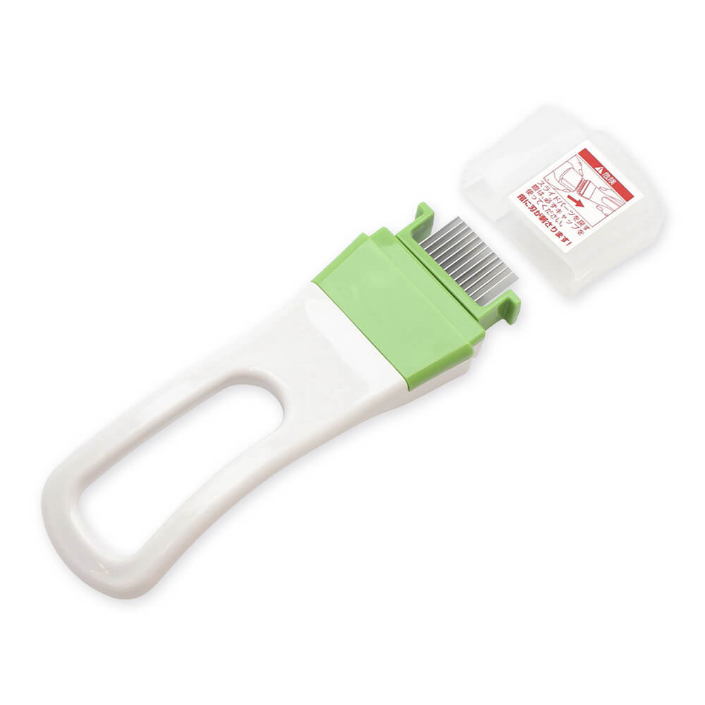 【最大15%OFFクーポン+ポイント:ブラックフライデー】 貝印 白髪ネギカッター | 銀 シルバー スライス スライサー ピーラー オールステンレス 食洗機対...