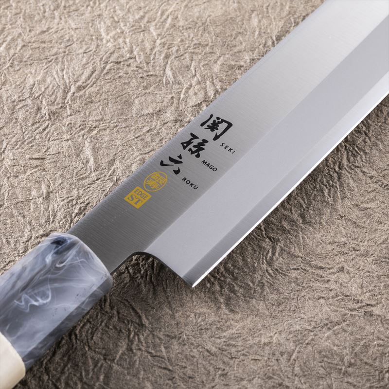 【10％OFFクーポン＋ポイント：マラソン限定】 貝印 関孫六 銀寿ST 和包丁 刺身 210mm | 刺身包丁 刺し身包丁 さしみ包丁 お刺身 ステンレス ステンレス包丁 日本製 天然木ハンドル 関孫六包丁 切れ味 ギフト おすすめ おしゃれ KAI 父の日 3