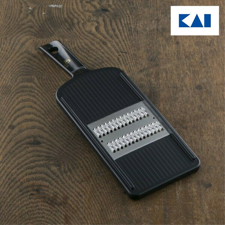 関孫六 せん切り器 細 レギュラー スライサー 千切り ステンレス刃 千切り幅:約2mm 日本製 29.5/10/3cm ( 食器洗い乾燥機可 一人暮らし おしゃれ 快適 ) 貝印 [ せん切りカッター 手になじむグリップ ] 父の日 2022 実用的