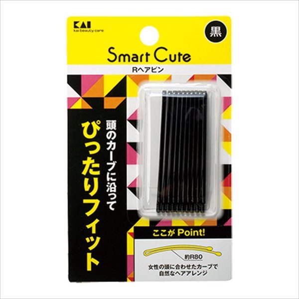 【メール便】[M便 1/1] Smart Cute Rヘアピン黒 HC3332 ギフト 贈り物 プレ ...