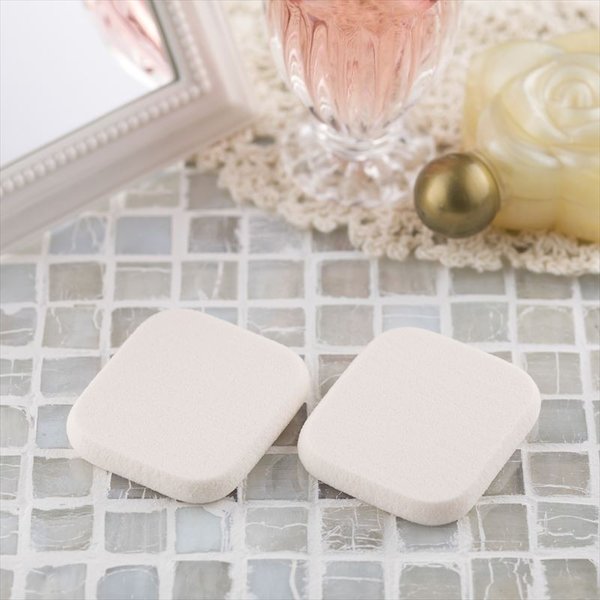 【最大15%OFFクーポン+ポイント:ブラックフライデー】 汚れが落ちやすいパフ(パウダー用) 長方形 2P KQ3241 ギフト 贈り物 プレゼント 新生活 ...