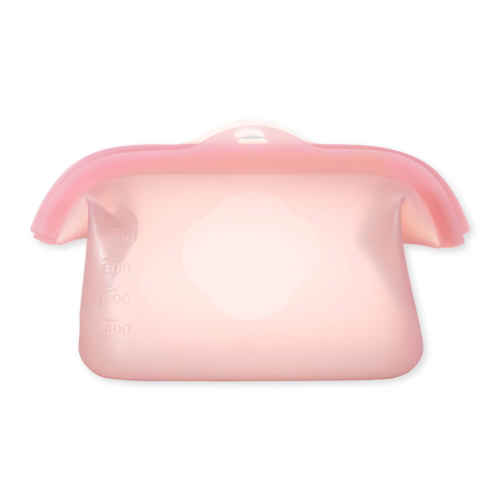 Rakuten - 【10％OFFクーポン＋ポイント：スーパーSALE】 貝印 しっかり口が開くマルチシリコーンバッグ 1000ml オールドラズベリー