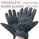 期間限定!ポイント5倍 防寒手袋 レディース 反射手袋 防寒グローブ Thinsulate シンサレート 裏起毛 反射パイピン バイク 自転車 夜間 スノーグロ...