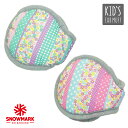 期間限定!ポイント5倍 【 SNOWMARK 】 ジュニア イヤマフ 花柄 キッズ 子供 ボア イヤーマフラー 耳あて イヤーマフ 折りたたみ コンパクト 調節...