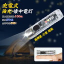 懐中電灯 ハンディライト ミニサイズ 超小型 キーホルダー懐中電灯 led 強力 USB充電式 防水 白赤UV青4つ色 フラッシュライト LEDライト 自転車ラ...