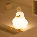 ナイトライト かわいい 怠けアヒル型ライト デスクライト LED ランプ あひる型 スマホスタンド機能 USB充電式 タイマー付き 3段階調光 子供|詳細画像