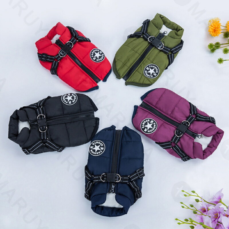 犬服 ベスト かわいい おしゃれ 犬用 冬服 秋冬モデル大型犬向け ダウン風ベスト 冬服 かわいい 大型犬/大きいサイズ ペット服 冬服 大型犬種