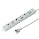【代引不可】サンワサプライ 工事物件タップ(6個口・5m) TAP-K6L-5(2)