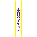 タスキ 本日のイケメン たすき 襷 コスプレグッズ 仮装 宴会 パーティ 合コン コンパ 二次会 小道具 クリアストーン 4571142465430