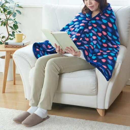 【即日出荷】ホットブランケット ミッドナイトブルー 約70cm×140cm Hot Blanket 電気ひざ掛け 北欧テイストのデザインがお洒落 Sugibo SB20B12(MB) 【即日出荷】ホットブランケット ミッドナイトブルー 約70cm×140cm Hot Blanket 電気ひざ掛け 北欧テイストのデザインがお洒落 Sugibo SB20B12(MB)