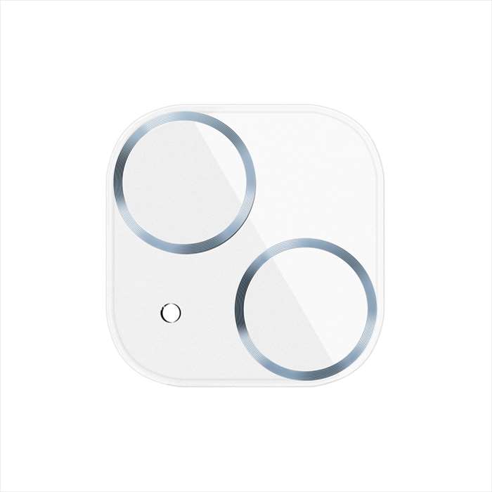 iPhone 14 iPhone 14 Plus用 カメラフルプロテクター クリア／ブルー 全面保護 キズに強い 10H 高透明 カメラレンズ保護 PGA PG-22RCLG13BL