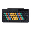 【代引不可】ワイヤレスキーボード ブラック Bluetooth 無線 コンパクト カラー キーボード Caps Lock機能無効化スイッチ Windows PC Chromebook 対応 抗菌 エレコム TK-FS10BMKBK(2)