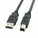 USB2.0ケーブル ブラック 1.5m USBケーブル 金メッキコネクタ サンワサプライ KU20-15BKHK2(2)