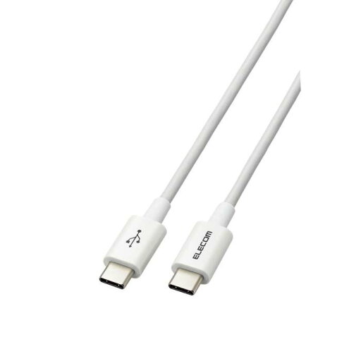 【代引不可】タイプC ケーブル USB Type C to Type C ホワイト 1.2m PD 60W対応 Chromebook Mac PC iPad Android Nintendo Switch 等 Type-C 機器対応 エレコム MPA-CCYS12NWH 【代引不可】タイプC ケーブル USB Type C to Type C ホワイト 1.2m PD 60W対応 Chromebook Mac PC iPad Android Nintendo Switch 等 Type-C 機器対応 エレコム MPA-CCYS12NWH