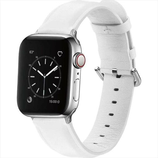 Apple Watch 41/40/38mm対応 レザーバンド ホワイト アップルウォッチ ベルト バンド PUレザー おしゃれ シンプル うぃすたりあ GRK-WS11WH Apple Watch 41/40/38mm対応 レザーバンド ホワイト アップルウォッチ ベルト バンド PUレザー おしゃれ シンプル うぃすたりあ GRK-WS11WH