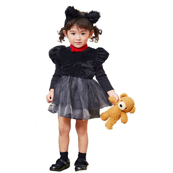 【即日出荷】HW プティシャノワール ベビー ベビーサイズ 1～2歳 コスチューム コスプレ 仮装 変装 衣装 クリアストーン 4560320899730