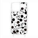 iPhone15 Pro 対応 ケース カバー ショルダーストラップホール付クリアハイブリッドケース ミッキーマウス Disney キャラクター iPhoneケース iPhoneカバー PGA PG-D23BPT15MKY