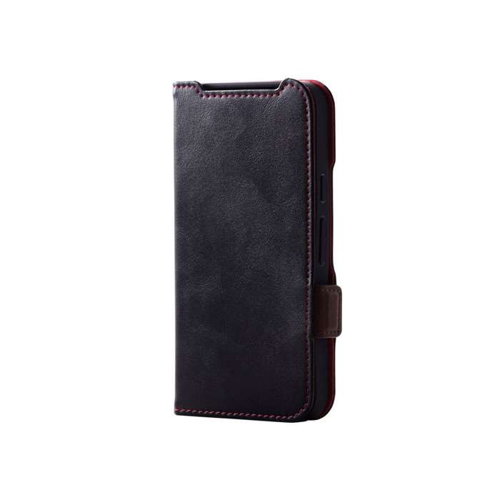 【代引不可】Google Pixel 9/Google Pixel 9 Pro ケース レザー カバー 手帳型 マグネット 衝撃吸収 ワイヤレス充電可 ストラップホール付 スタンド機能付 ブラック エレコム PM-P242PLFYBK