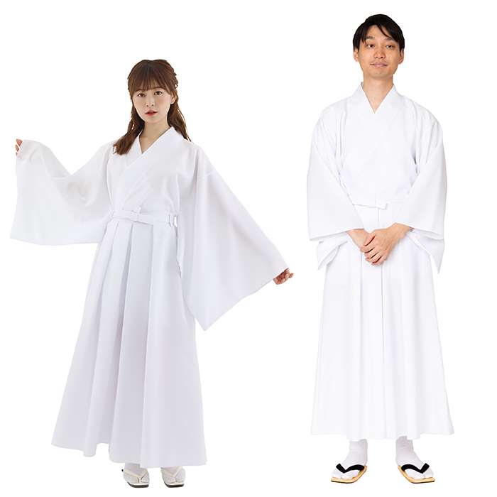 カラー袴 はかま 白 和風コスプレ 仮装 変装 衣装 ハカマ 和 カラー豊富 巫女 神主 時代劇 コスプレ コ..