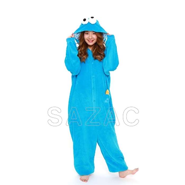 クッキーモンスター 着ぐるみ 大人サイズ きぐるみ キグルミ コスプレ キャラクター サザック KOS-076