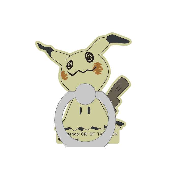 ポケットモンスター ラバー IJOYRING4 ミミッキュ スマホリング ラバータイプ 落下防止 サンクレスト IR-PM56