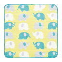 HELLO BEAR タオルハンカチ ゾウ 25x25cm ミニタオル ポップ かわいい キッズ向け 現代百貨 A293ZO