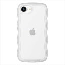 iPhone 16e ケース カバー ウェーブケース クリア 6.1inch 1眼カメラ用 PGA PG-25KWPT01CL