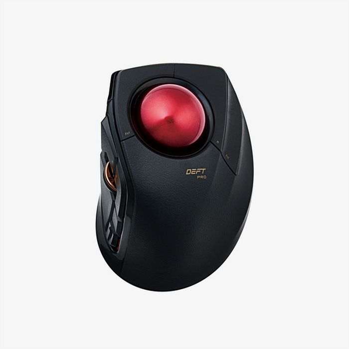 【沖縄・離島配送不可】【代引不可】トラックボール DEFT PRO 人差し指操作タイプ ハイスペックモデル 有線/無線/Bluetooth対応 ブラック エレコム M-DPT1MRXBK