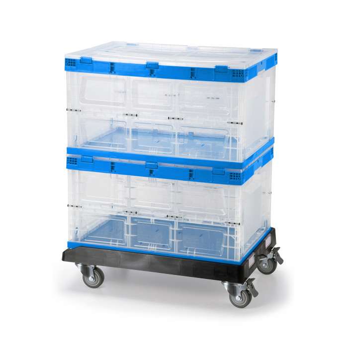 【沖縄・離島配送不可】【代引不可】樹脂製ドーリー(75リットルオリコン仕様) サンワサプライ CART-FA1..