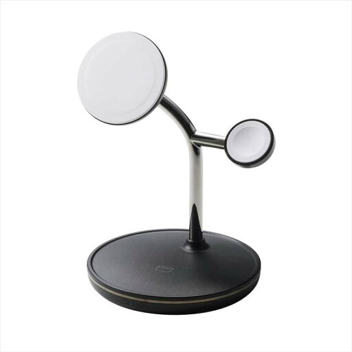 【沖縄・離島配送不可】【代引不可】ワイヤレス充電器/スタンド型/マグネット対応/3in1/15W/MfM認証/Apple Watch高速モジュール/MfA認証/ブラック エレコム W-MS07BK 【沖縄・離島配送不可】【代引不可】ワイヤレス充電器/スタンド型/マグネット対応/3in1/15W/MfM認証/Apple Watch高速モジュール/MfA認証/ブラック エレコム W-MS07BK