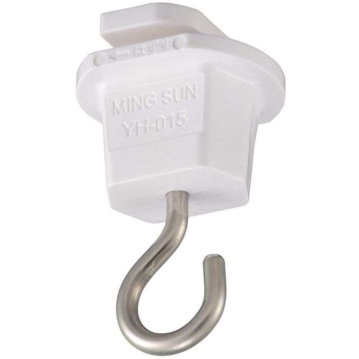 吊り下げフック（ライティングダクト用/耐荷重5kgまで/ホワイト） OHM ORL-5HW