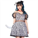 HW コケティッシュガーリー レーシィダルメシアン レディース 女性用サイズ コスチューム コスプレ 仮装 変装 衣装 クリアストーン 456032089304...