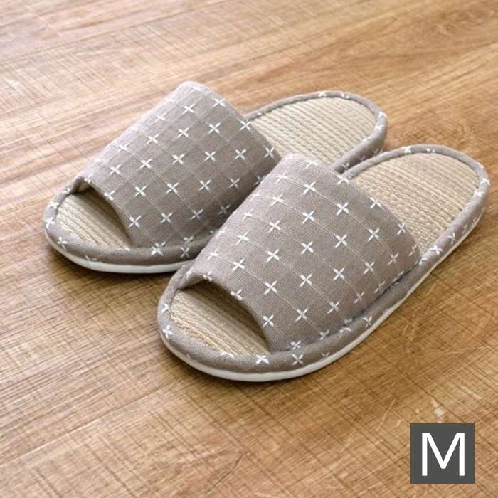 【代引不可】ルームシューズ 『詩織』 ベージュ M IKEHIKO 1260251021202