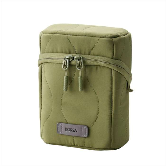 【代引不可】ガジェットポーチ／キルティング／オニオンスティッチ／スタンドタイプ／カーキ エレコム BMA-QTGPTLSGN